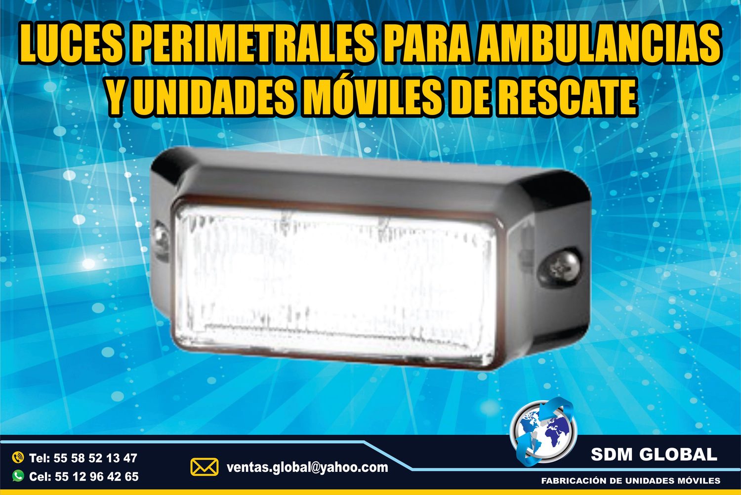 Venta de Luces Perimetrales para Ambulancias de Traslado Tipo I, II<br>