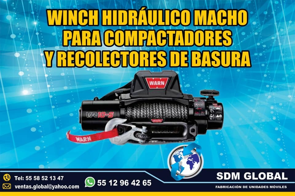 Venta de Winch Hidrahulico para compactadores recolectores de basura  <br>