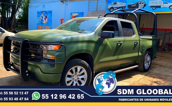 Fabricacion, Equipamiento, Venta y Fabricacion de Patrullas Sedan, Fabricantes de Equipo y Accesorios Metalicos, Equipo Comunicacion, Luces auxiliares todo para tus Patrullas. El equipamiento Pick-up es uno de los mas completos para patrulla, ya que cuenta con una gran variedad de accesorios metálicos, así como accesorios visual acústico. En cuestión de accesorios metálicos contamos con Tumbaburros, Roll Bar de 3 Arcos Tipo Comando, Banca central con respaldo, Defensa Trasera Tipo Escalón. En la parte de accesorios visual acústico cuenta con Torreta, Sirena y Bocina, adicional mente se le puede agregar un Kit de Estrobos en faros Marca WHELEN, FEDERAL SIGNAL, EPCOM, somos fabricantes de patrullas.Somos una Empresa Mexicana líder en el Mercado con años de experiencia, especialistas en el Equipamiento de Patrullas Equipadas Cajas y Remolques Unidades Moviles Especiales de Seguridad, Rescate, Salvamento, Salud, Comunicacion, Higine, etc.,Somos una Empresa Mexicana líder en el Mercado con años de experiencia, especialistas en la Conversionde Patrullas Equipadas Cajas y Remolques Unidades Moviles Especiales de Seguridad, Rescate, Salvamento, Salud, Comunicacion, Higine, etc., Fabricacion, Equipamiento, Venta y Fabricacion de Patrullas Sedan, Fabricantes de Equipo y Accesorios Metalicos, Equipo Comunicacion, Luces auxiliares todo para tus Patrullas. El equipamiento Pick-up es uno de los mas completos para patrulla, ya que cuenta con una gran variedad de accesorios metálicos, así como accesorios visual acústico. En cuestión de accesorios metálicos contamos con Tumbaburros, Roll Bar de 3 Arcos Tipo Comando, Banca central con respaldo, Defensa Trasera Tipo Escalón. En la parte de accesorios visual acústico cuenta con Torreta, Sirena y Bocina, adicional mente se le puede agregar un Kit de Estrobos en faros Marca WHELEN, FEDERAL SIGNAL, EPCOM, somos fabricantes de patrullas.Somos una Empresa Mexicana líder en el Mercado con años de experiencia, especialistas en el Equipamiento de Patrullas Equipadas Cajas y Remolques Unidades Moviles Especiales de Seguridad, Rescate, Salvamento, Salud, Comunicacion, Higine, etc.,Somos una Empresa Mexicana líder en el Mercado con años de experiencia, especialistas en la Conversionde Patrullas Equipadas Cajas y Remolques Unidades Moviles Especiales de Seguridad, Rescate, Salvamento, Salud, Comunicacion, Higine, etc.,