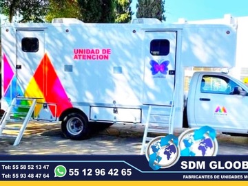 En Sdm Global Mexico Fabricacion conversion equipamiento y venta de Ambulancias de traslado en Mexico, somos fabricantes directos en Mexico. Sdm Global Mexico empresa 100% especializada en la venta fabricación conversión equipamiento de diferentes tipos de ambulancias de traslado y vehículos de emergencia, ofreciendo soluciones personalizadas para diversas necesidades en el mercado nacional.Dedicados a la fabricación de ambulancias y patrullas, ofreciendo servicios relacionados con la seguridad y emergencias, venta de unidades médicas móviles y ambulancias, además de carrocerías industriales,Somos un fabricante mexicano con más de 15 años de experiencia, especializado en la fabricación y comercialización de ambulancias y vehículos de rescate, con un enfoque en la alta calidad y el cumplimiento de normativas mexicanas.Diseñamos y equipamos ambulancias con la tecnología y los materiales necesarios para asegurar funcionalidad y seguridad, cumpliendo con las normativas mexicanas.En Sdm Global Mexico nos dedicamos a la Fabricacion conversion equipamiento y venta de Unidades Moviles Medicas Especiales en Mexico somos fabricantes directos en Mexico.