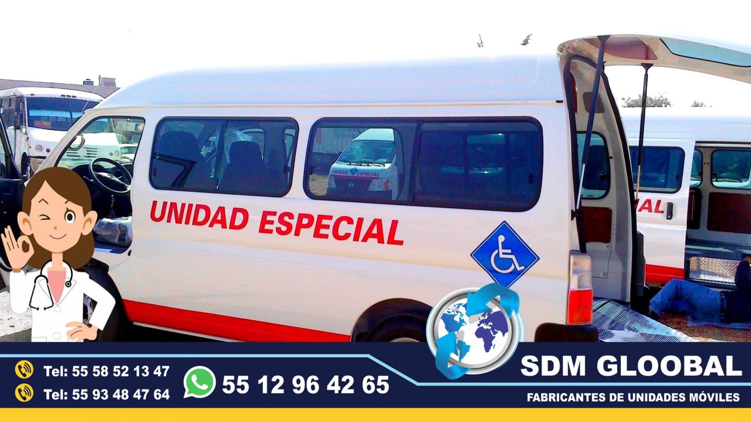 Fabricacion de Unidades Medicas Moviles para traslado de pacientes<br>