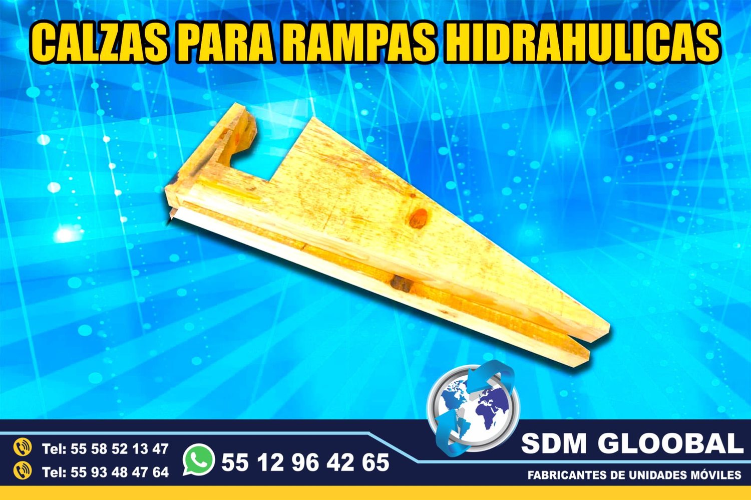 Venta de Tacones o topes para Rampas Hidraulicas de carga  <br>