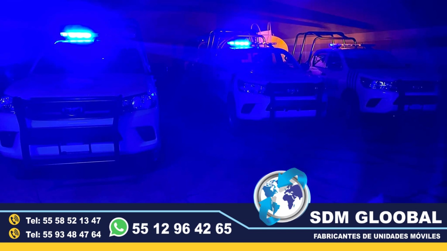 Instalacion de equipo, luces y comunicacion para patrullas<br>