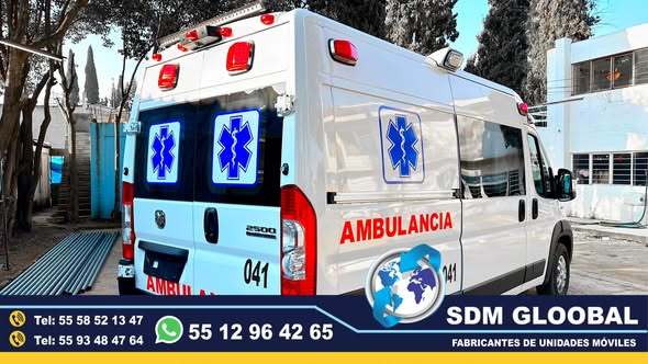 Venta de Ambulancias de Traslado de Tipo 1 y Tipo 2 en Mexico.<br>