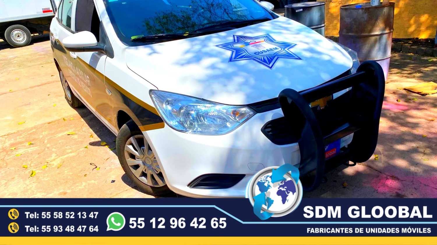Tumbaburros para Patrullas Sedan Conversion Equipamiento Venta<br>